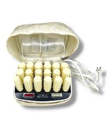 Vtg General Electric Electric Hair Curler Hot Rollers W Case HCD-1 TESTE... - $35.95