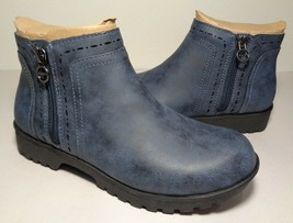 J Sport By Jambu Size 6 M Jenna Weather Ready Blue Ankle Boots New Women&#39;s Shoes - £86.52 GBP