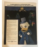 1973 General Electric Walt Disney World Vintage Print Ad Advertisement  ... - £10.05 GBP