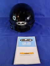 HJC CS-2N Motorcycle Half Helmet Gloss Black Size XS  - £41.11 GBP