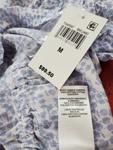 Lucky Brand Womens Medium Floral Tie Waist Peplum Top image 6