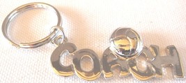3D Pewter Volleyball Coach Keychain Keyring Key Chain - 2pc/pack - $11.99