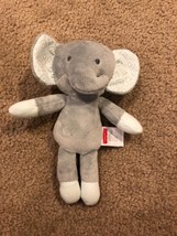  Fisher Price Sweet Surroundings Elephant stuffed Plush Lovey Toy Gray G... - £9.42 GBP