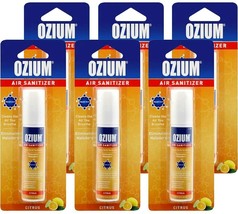Ozium LOT OF (6) 0.8 oz Citrus Scent Air Freshener Eliminate smoke  - £23.73 GBP
