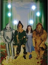 The Wizard of Oz 4 Friends 12 x 16 Lighted Stretched Canvas Wall Art, NEW BOXED - £23.26 GBP