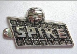 3D Pewter Volleyball Spike Keychain Keyring Key Chain - 2pc/pack - £9.58 GBP