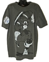 Youth Kids Large - Captain America Marvel Comics - Rare Sample Gray Shir... - £4.76 GBP