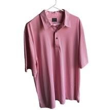 Greg Norman Dry Shark Polo Golf Shirt Men XL TG Striped Pullover Red Sho... - £17.33 GBP