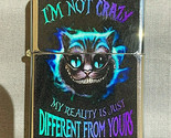 I&#39;m Not Crazy Reality Different Flip Top Dual Torch Lighter Wind Resistant - $16.78