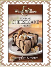 WIND AND WILLOW No-Bake Cheesecake Mix &quot;Campfire S&#39;mores&quot;~Marshmallow Taste~ - £10.75 GBP