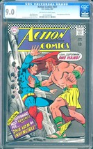 Action Comics #351 (1967) CGC 9.0 - O/w to white p: 1st Zha-Vam by Otto ... - $163.26