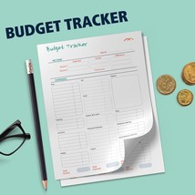 Budget Tracker: Simplify Your Finances with the Ultimate Budget Tracker Paper - £1.49 GBP