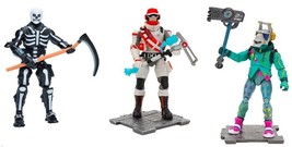 Fortnite Solo Mode Core Action Figures: Triage Trooper, Skull Trooper, DJ Yonder - £9.76 GBP