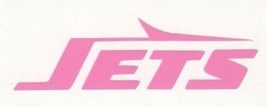 Pink New York Jets helmet car window RTIC rtic decal sticker up to 12 inches - £2.64 GBP+