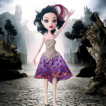 Monster High Draculaura Doll Grey Purple Strapless Dress - $27.93