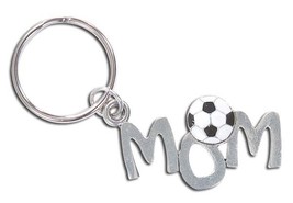 3D Pewter Soccer Mom Keychain Keyring Key Chain - 2pc/pack - £9.56 GBP