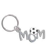 3D Pewter Soccer Mom Keychain Keyring Key Chain - 2pc/pack - £9.47 GBP