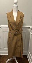 NEW White House Black Market Sleeveless Blazer Dress Toasted Coconut Siz... - $129.50