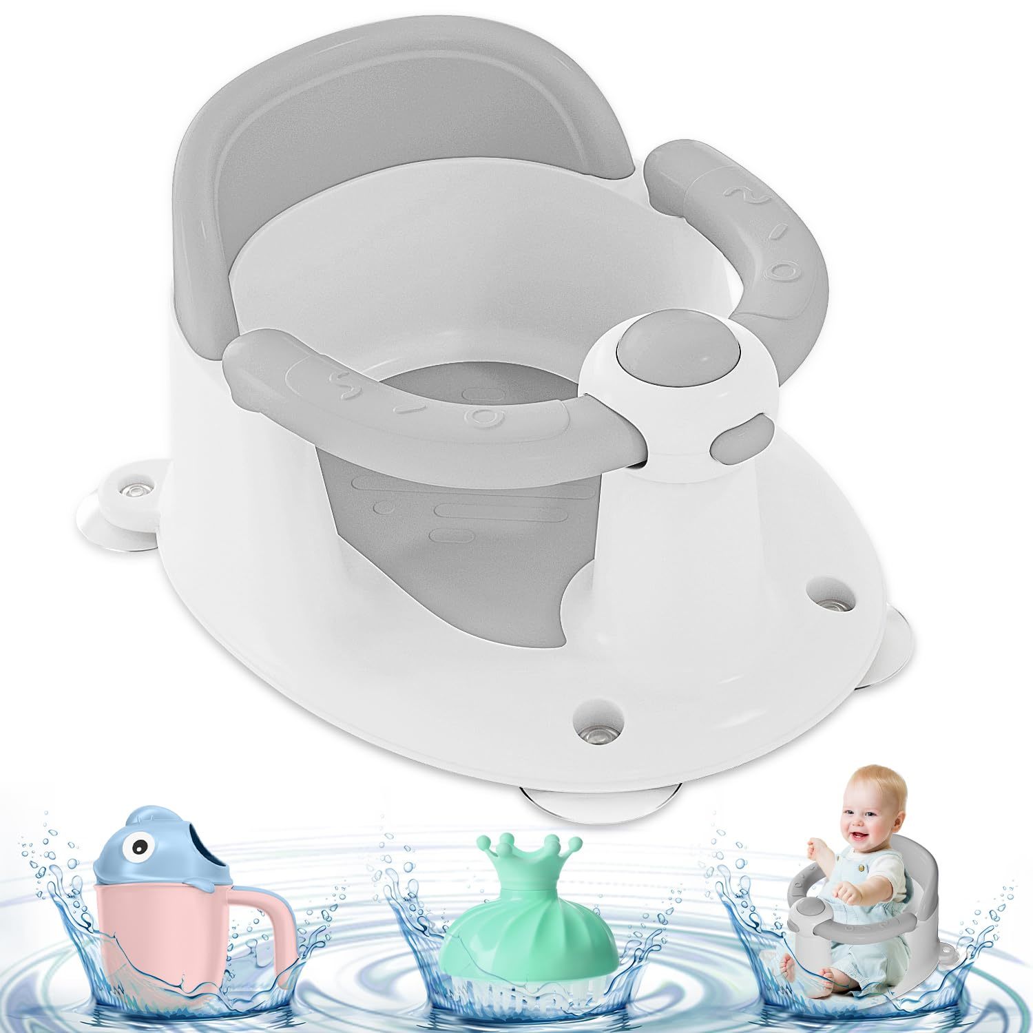 Baby Bath Seat For Babies 6 Months &amp; Up, Bath Seats For Babies Sitting U... - $51.95