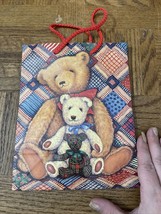 Teddy Bear Christmas Gift Bag - $9.78