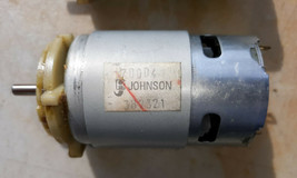 20JJ42  JOHNSON MOTOR, 15VDC NOMINAL, #70004, TESTS GOOD, VERY GOOD COND... - $8.51