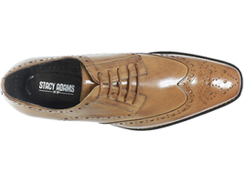 Stacy Adams Tinsley Wingtip Oxford Mens Shoes Tan Lace Up 25092-240 image 3