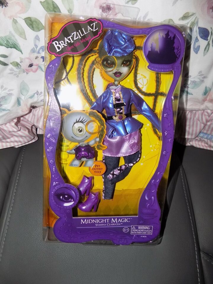 BRATZILLAZ MIDNIGHT MAGIC YASMINA CLAIRVOYA NEW - $29.12