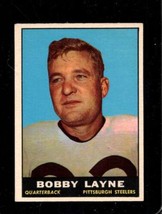 1961 Topps #104 Bobby Layne Vg+ Steelers Hof *X56138 - $13.48