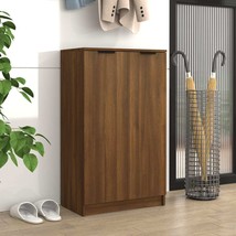 Modern Wooden 2 Door Hallway Shoe Storage Cabinet Unit Organiser With 5 Shelves - £104.92 GBP+