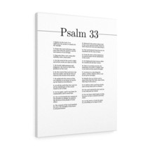   Rejoice In The Lord Psalm 33 Bible Verse Canvas Christian Wall - £60.09 GBP+