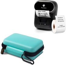 Bundle Of The Phomemo M110 Label Maker And Green Hard Carrying Case. - £74.74 GBP