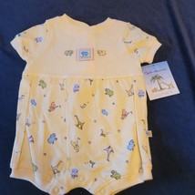 Carters John Lennon Yellow Summer Sunsuit Short Romper Outfit VTG 1999 0... - $29.69