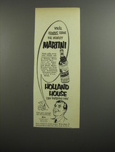 1954 Holland House Dry Martini Mix Ad - You&#39;ll always serve the perfect Martini - £14.73 GBP