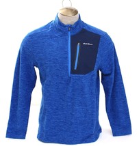 Eddie Bauer Blue 1/2 Zip Fleece Pullover Top Men&#39;s M NWT - £55.74 GBP