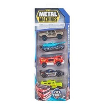 Metal Machines 5-Pack City Force Cars Assortment - £7.97 GBP