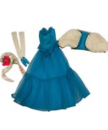 Vintage Barbie Miss America Majestic Blue #3216 Outfit Dress Complete 1972 - £154.97 GBP