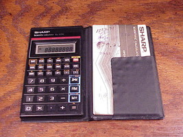 Sharp Scientific EL-531C LCD Calculator with operating manual and case - $7.50