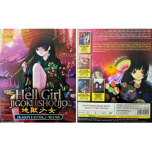 HELL GIRL Jigoku Shoujo Complete Series Season 1-4 (1-90) English Sub DVD Anime - £30.63 GBP