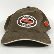 Vintage Cleveland Browns Dad Hat Brown Orange Helmet Oval Logo Drew Pearson - £18.26 GBP