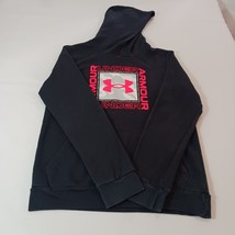 Under Armour Hoodie Youth Boys YXL Black Loose Fit Pullover Hooded Sweat... - $346.11 MXN