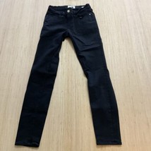 FRAME Le Skinny De Jeanne Jeans in Film Noir (Black) Size 27 - $51.30 CAD
