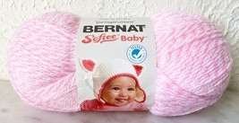 Bernat Softee Baby Light Weight Marled Yarn - 1 Skein Baby Pink Marle #3... - $7.55