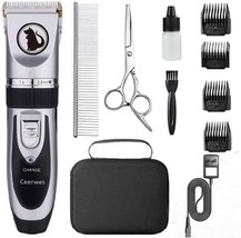 Ceenwes Dog Clippers with Storage Case, Low Noise Pet Tool, - £33.37 GBP