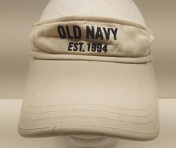 Used Old Navy Adjustable Visor Beach Golf Tan - $4.00
