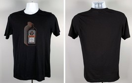 Jagermeister Bottle Logo T Shirt Mens Medium Polyester cotton Blend - $21.73