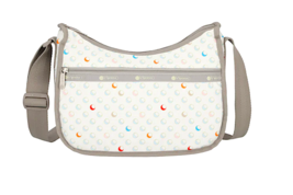 LeSportsac Sunlit Bubbles Classic Hobo Crossbody, Crisp White, Colorful ... - $113.61 CAD