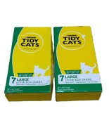 Tidy Cats JUMBO Litter Box Liners Multiple Cats Fits 18&quot;x20&quot;x7&quot; Box 7 Li... - £22.31 GBP