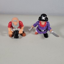 Fisher Price Great Adventures Figures Pirate Figure with Sword Peg Leg &amp; Pirate - £8.76 GBP