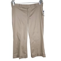 Gap Capris Khaki 10 Modern Fit Cropped Cuffed Stretch New - $29.00