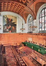 The Peace Palace Unposted Vintage Postcard Great Hall of Justice Netherlands - £9.87 GBP